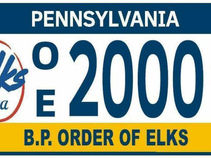 PA Elks License Plates