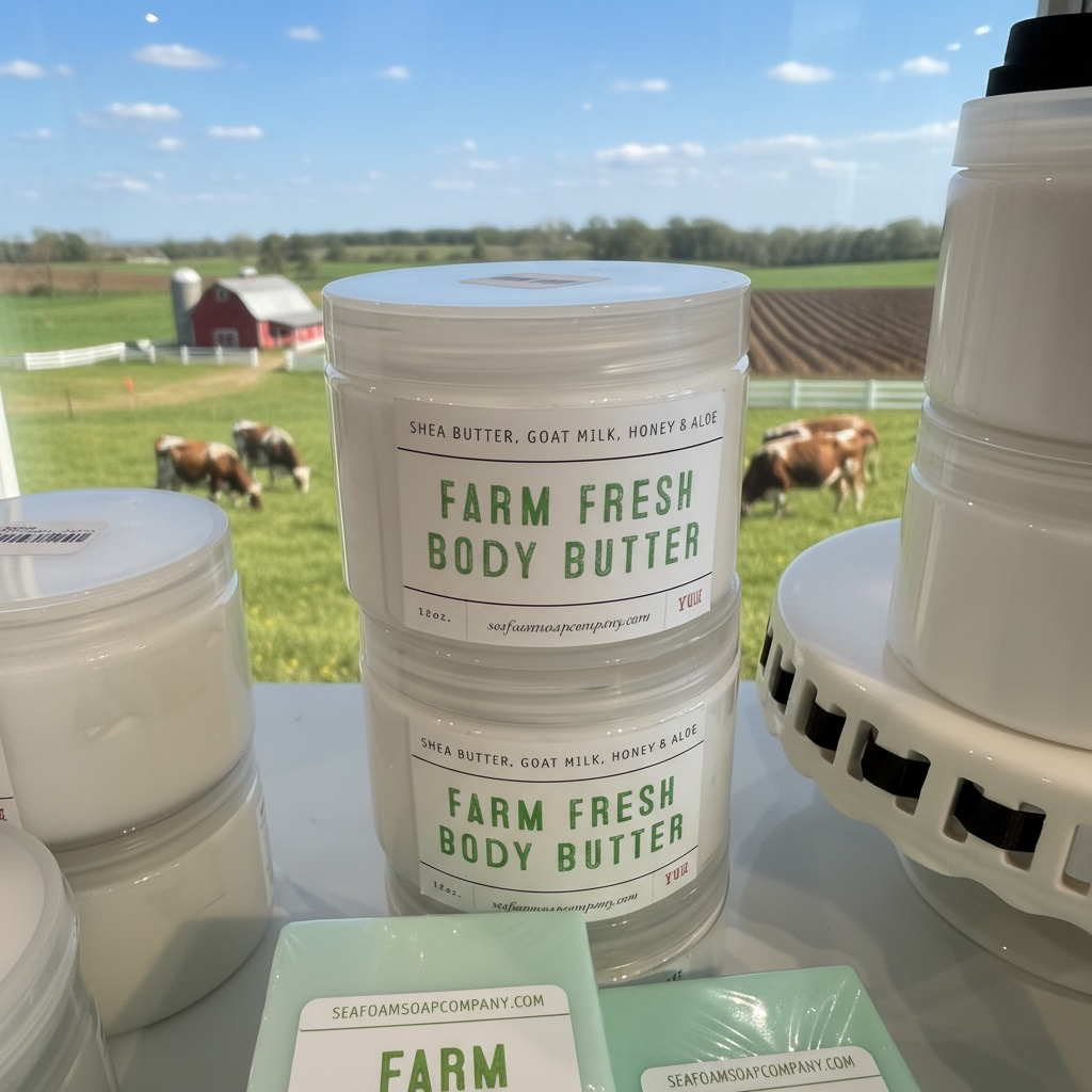 Farm Fresh Goat Milk, Honey and Shea Butter Lotion