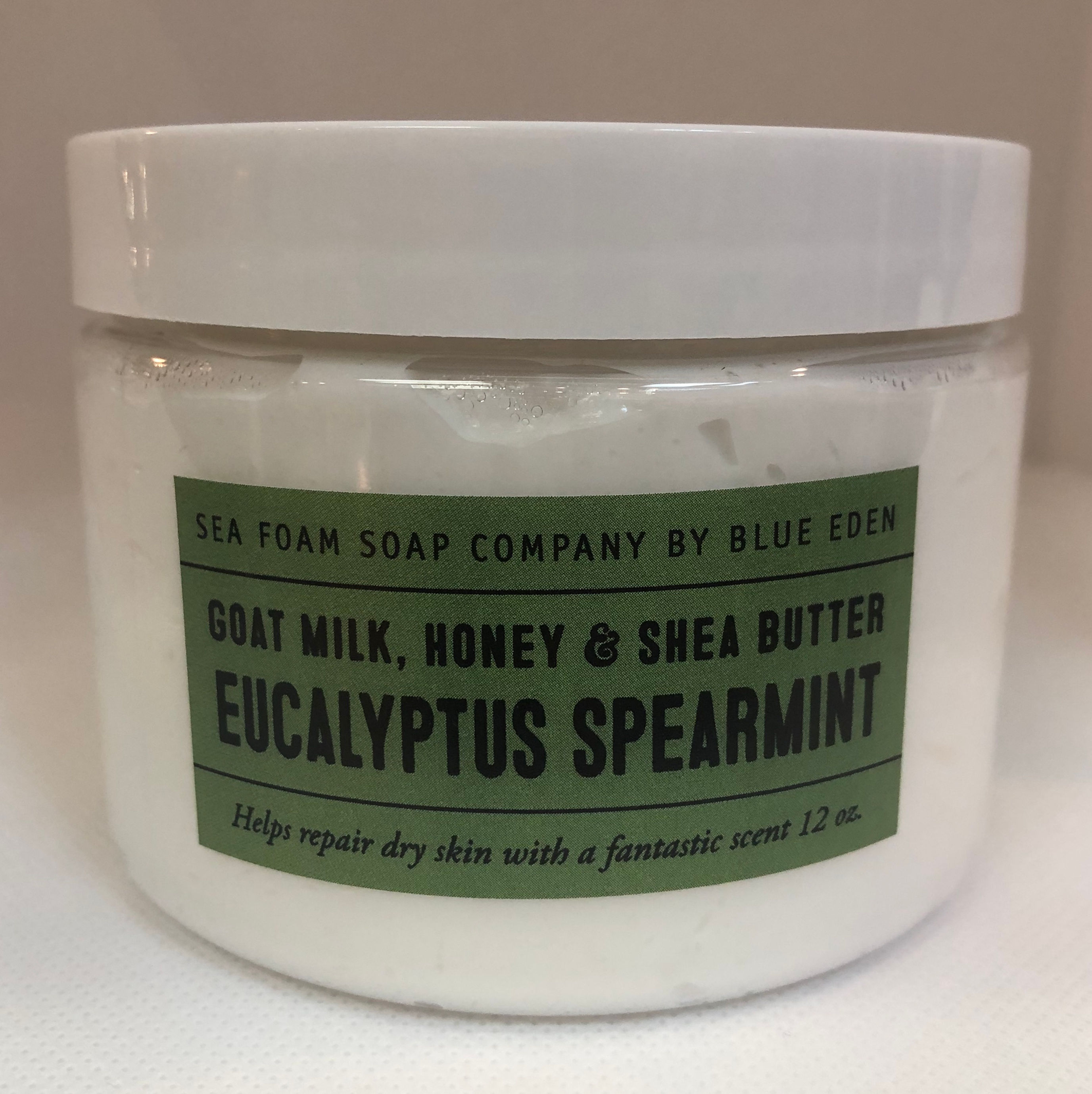 Eucalyptus Spearmint Goat Milk, Honey and Shea Butter Lotion