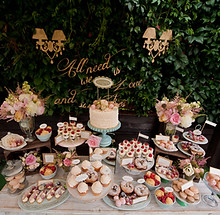 Elegant dessert table