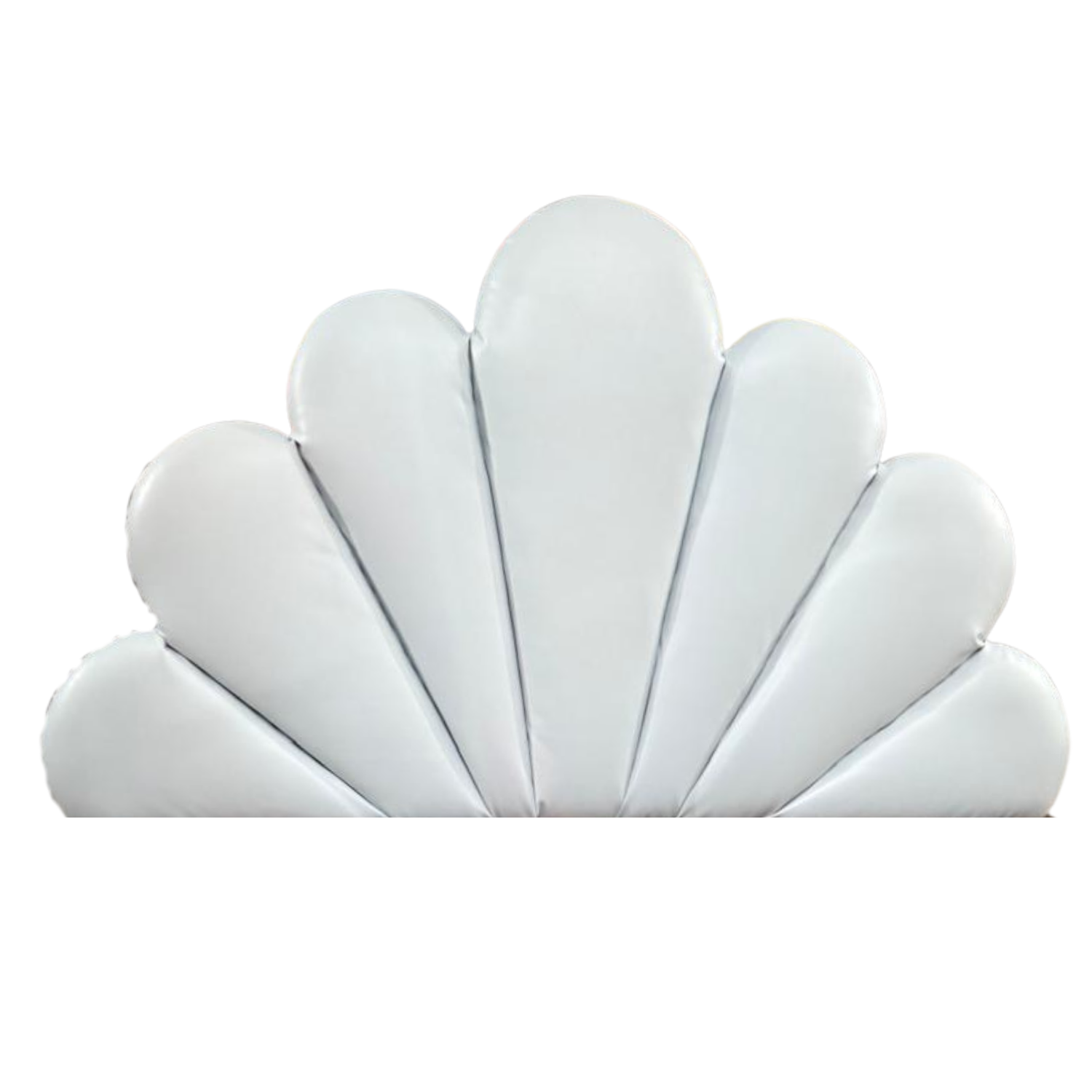 Respaldo 1.5 Plaza Coral Blanco Eco Cuero Rimar