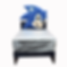 Cama 1 plaza y media diseño exclusivo Infantil sonic