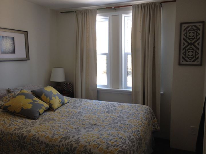 Fresh Clean and Tiny Master Bedroom