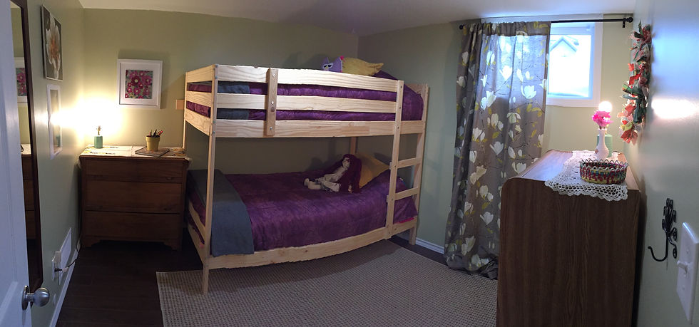 Girls Basement Bunk Room