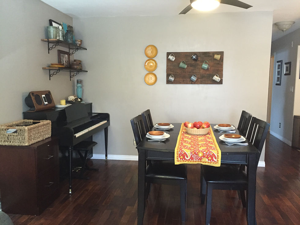 Rustic Bohemian Dining Room