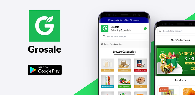 Grosale native app