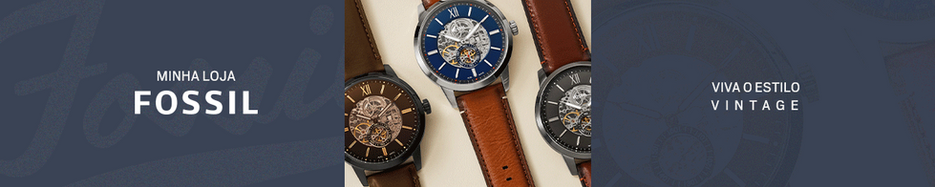 tres relogios loja fossil estilo vintage