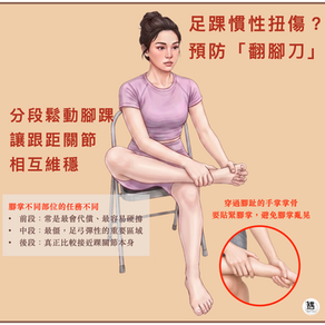 腳踝為什麼需要按摩與分段鬆動？主要是讓踩地重新變穩