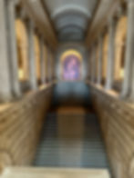 Overlooking at the main stairs that leads to the European Galleries