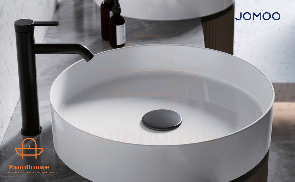 JOMOO Thin-Edge Design Artistic Round Counter Top Basin