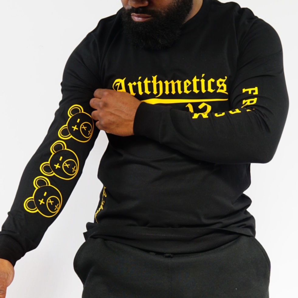 Thumbnail: ARITHMETICS LS (DEEP YELLOW on BLACK)