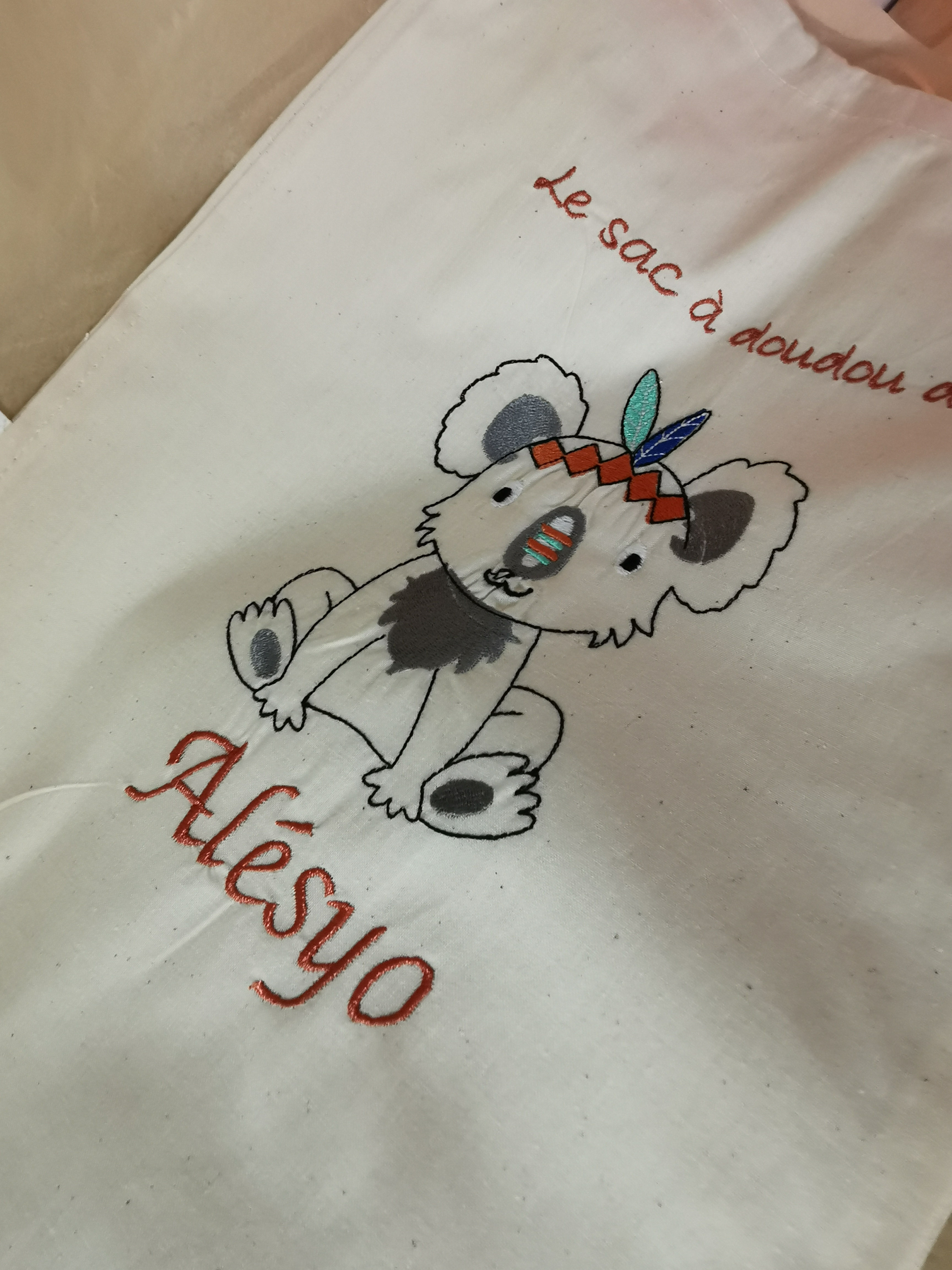 Le sac à doudou modèle "Koala"