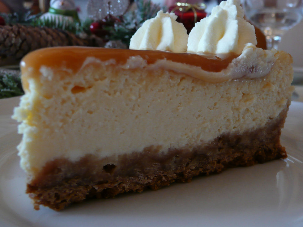 Cheesecake Dulce de leche et caramel