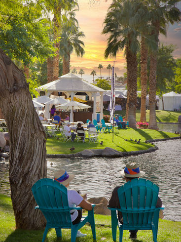 Sunset at La Quinta Art Celebration Event