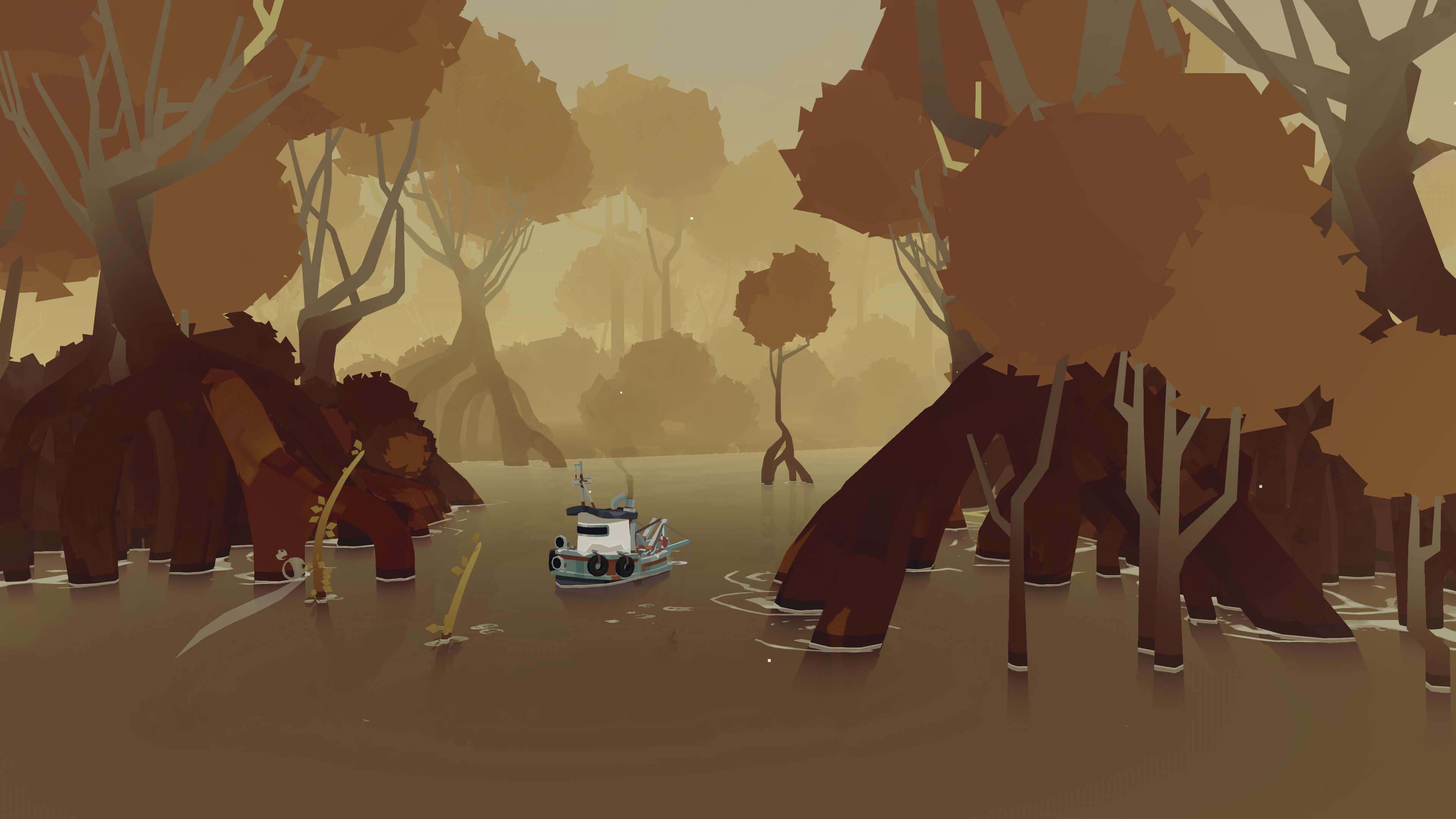 Dredge swamp biome to explore after boat upgrades