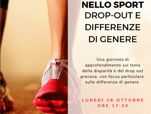 Convegno Disparità nello sport Drop-out e differenze di genere