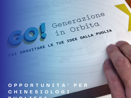 Opportunità per giovani Chinesiologi in Puglia: il progetto “GO! Generazione in Orbita”