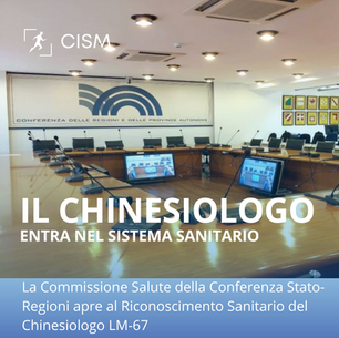 Il Chinesiologo entra nel Sistema Sanitario: un passo storico per la salute pubblica
