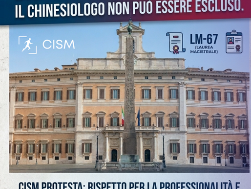 Esercizio Fisico Strutturato: Il Chinesiologo non può essere escluso