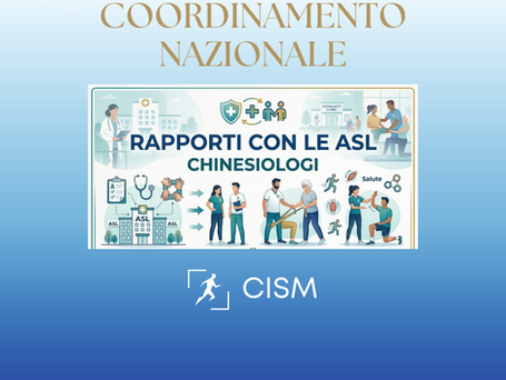 Rapporti con le ASL - Nasce il Coordinamento Nazionale - SONO APERTE LE ADESIONI