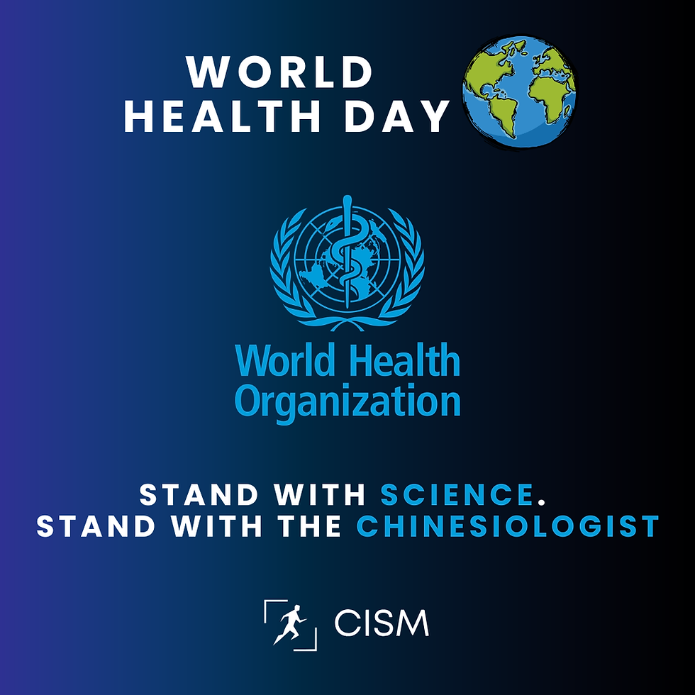 Giornata Mondiale della Salute 2026: “Sosteniamo la scienza”. Il ruolo chiave dei Chinesiologi nella salute del futuro