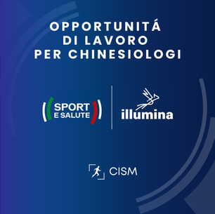 Progetto Illumina: opportunità di lavoro per i Chinesiologi