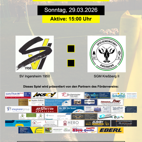Heimspiel gegen Kreßberg