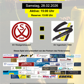 Rückrundenauftakt in Westgartshausen