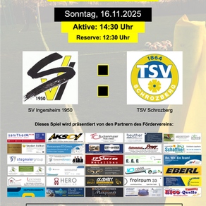 Heimspiele gegen Schrozberg