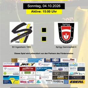 Heimspiel gegen Gammesfeld