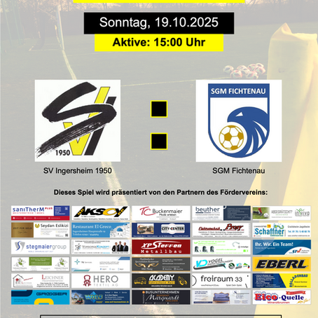 Heimspiel gegen SGM Fichtenau