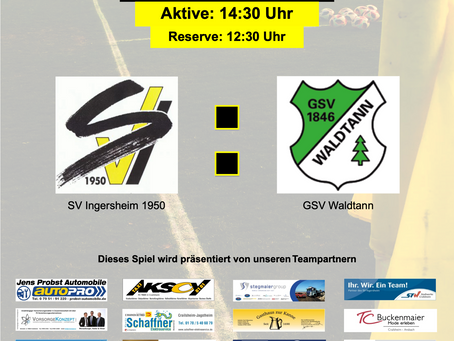 Heimspiele gegen GSV Waldtann