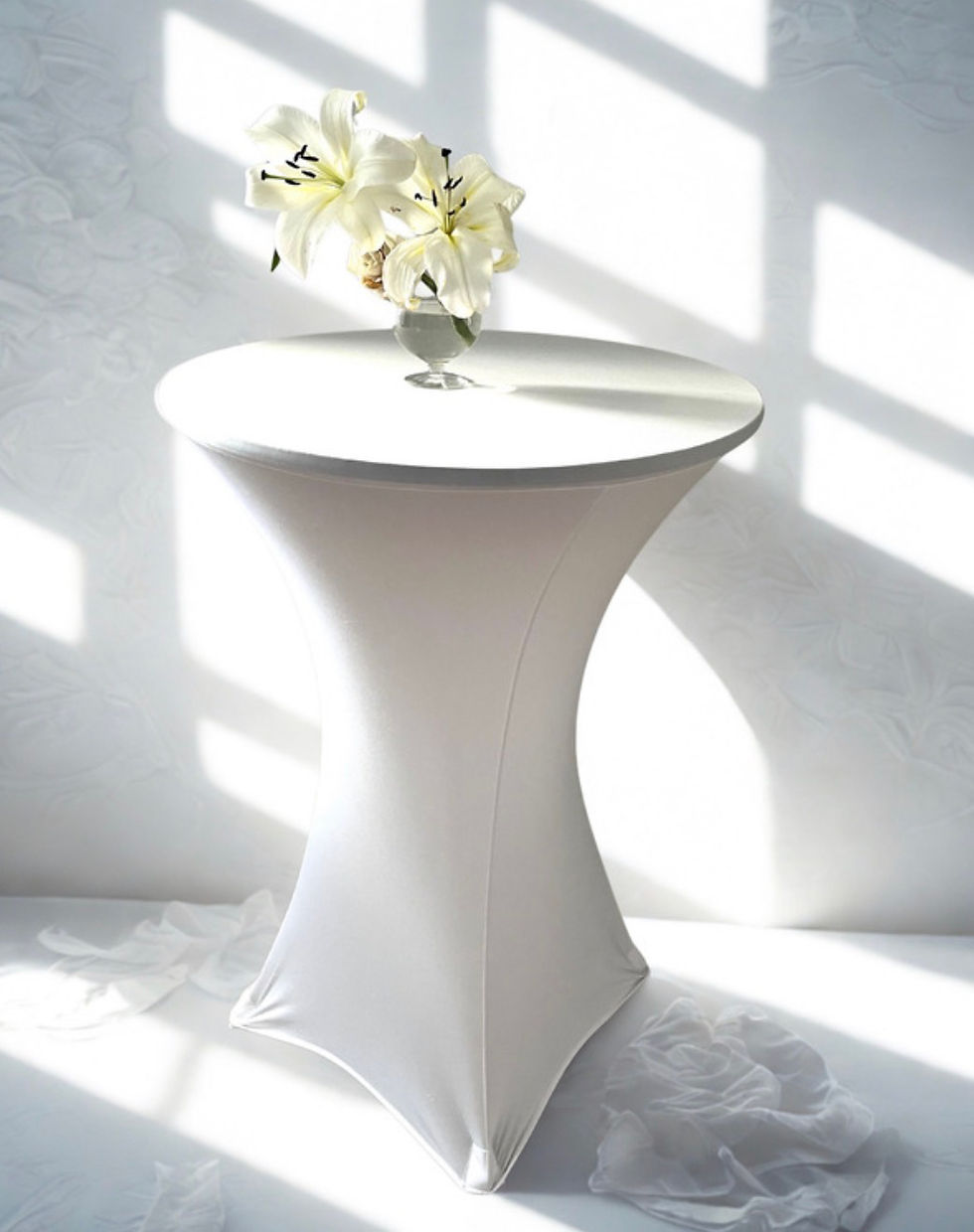 Thumbnail: Spandex Cocktail Table Covers