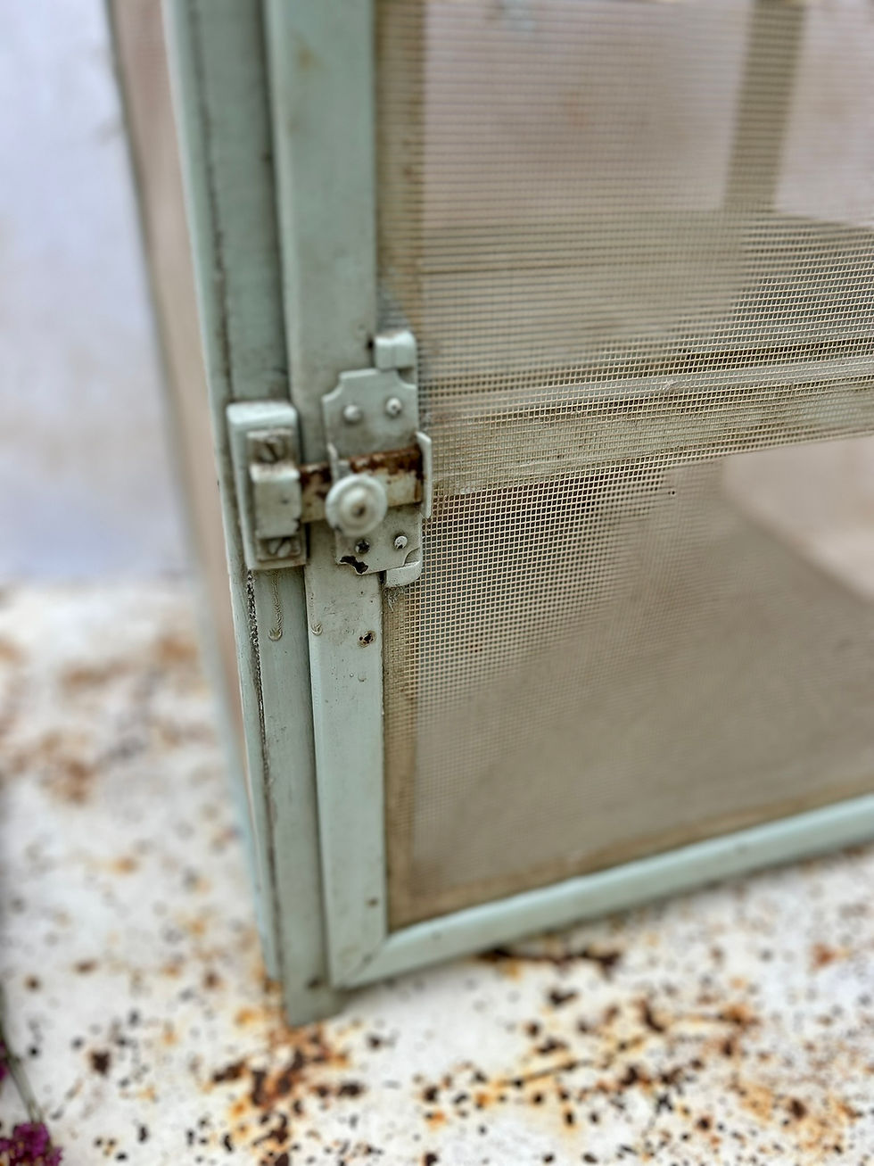 Thumbnail: Antique French Meat Safe / Store. Rustic Home Decor. Circa. 1900's.