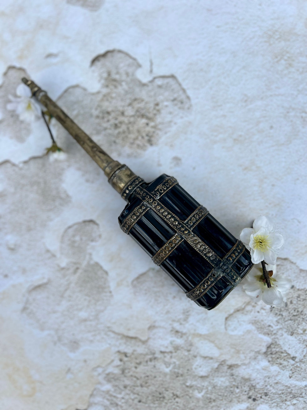 Fabulous Vintage Perfume Bottle or Rose water Sprinkler. Circa 1900's.