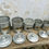 Thumbnail: Set of Five (5) Vintage French Aluminium Kitchen Canisters, Circa 1940's.