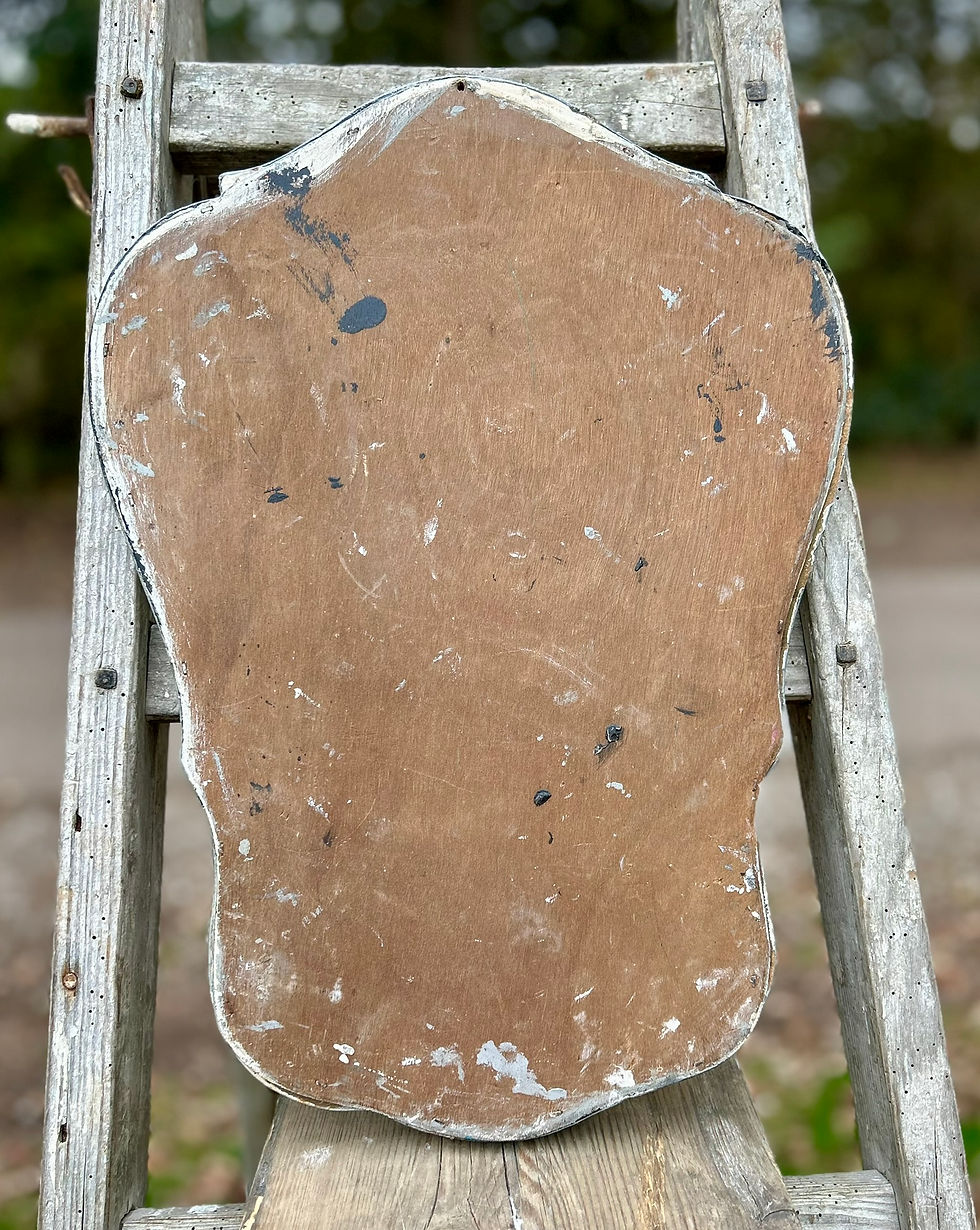 Thumbnail: Antique French 'Serpentine' Wall Mirror. Circa late 1800's.