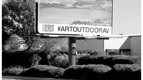 Lancaster art museum using billboards to display artwork