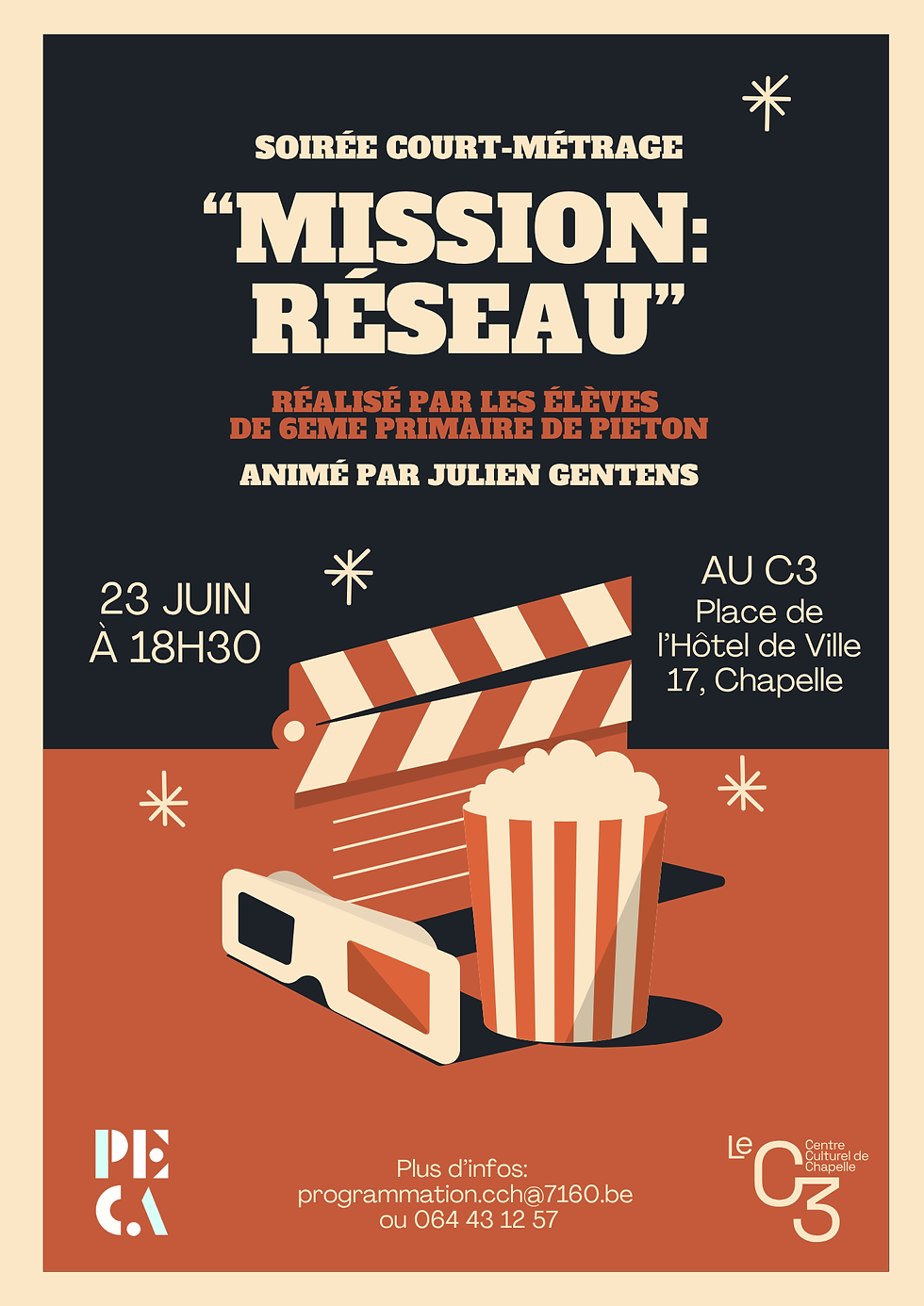 "Mission : Réseau" Court-métrage 6e primaire de Piéton