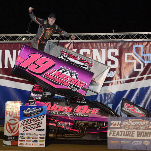 TIM IULG STELLAR IN MASS OPENER AT BRIDGEPORT SPEEDWAY