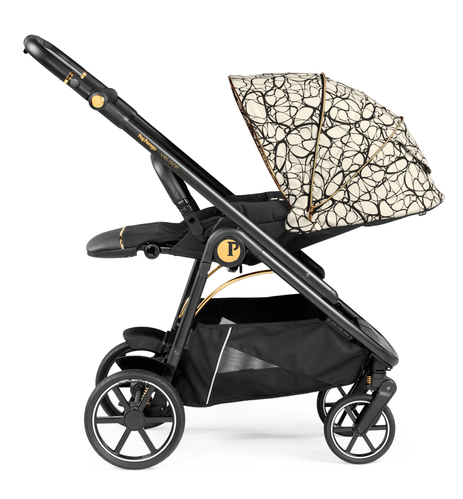 Miniatura: PegPerego Modular System Veloce Lounge Graphic Gold