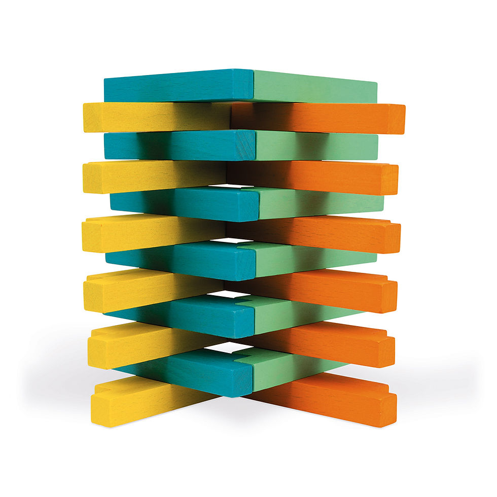 Miniatura: Janod Set Costruzioni 60 pezzi J08300