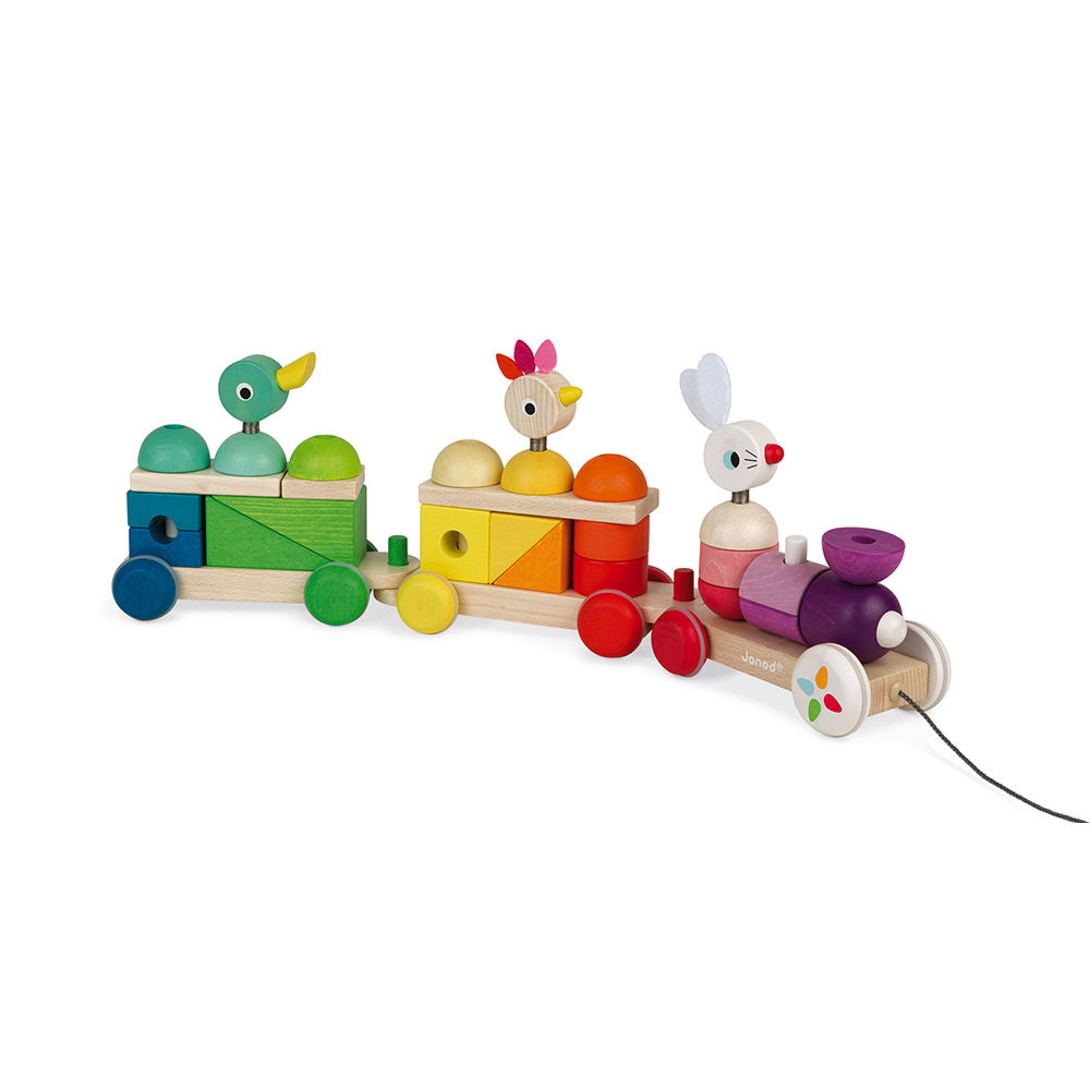 Janod Zigolos Treno Gigante Multicolore J08202