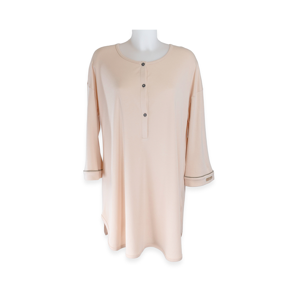 Bamboom Camicia Notte Allattamento Nude Pink