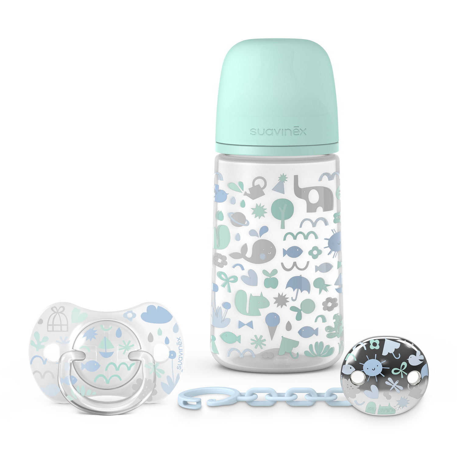 Suavinex Set Biberon Memories SX PRO Light Blue