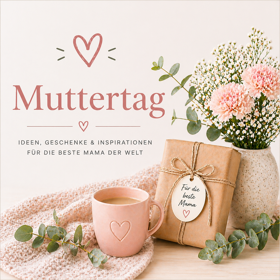 Ideen für Muttertagsgeschenke über die sich Mama, Schwiegermama & Oma freuen