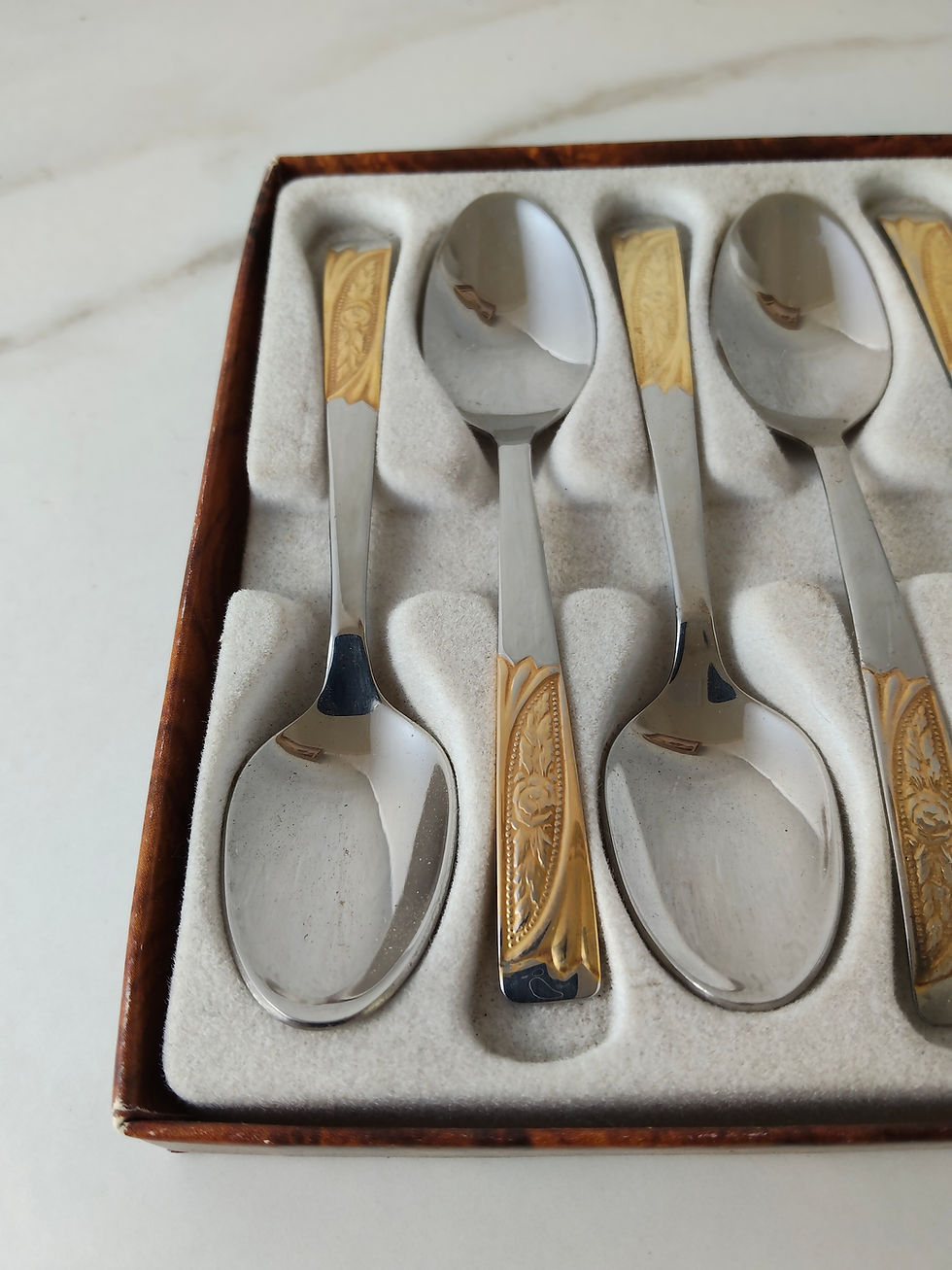 Thumbnail: Vintage MCM Italian Teaspoon Set 