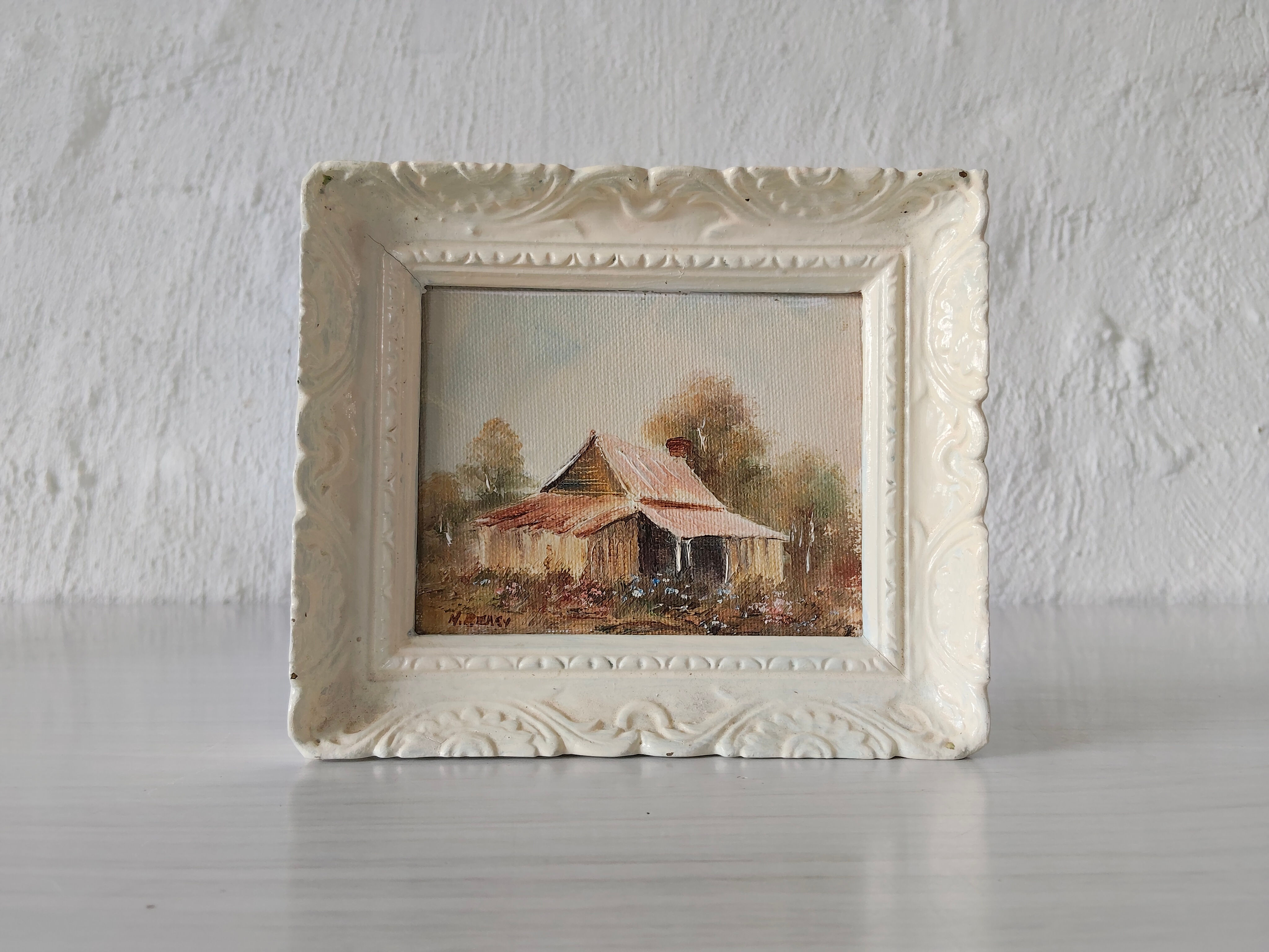 Small Framed Artwork Painting Signed by Artist 