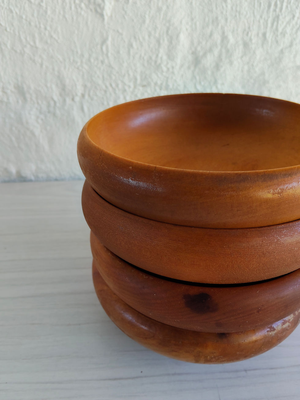 Thumbnail: 4 x Vintage Timber Bowls 