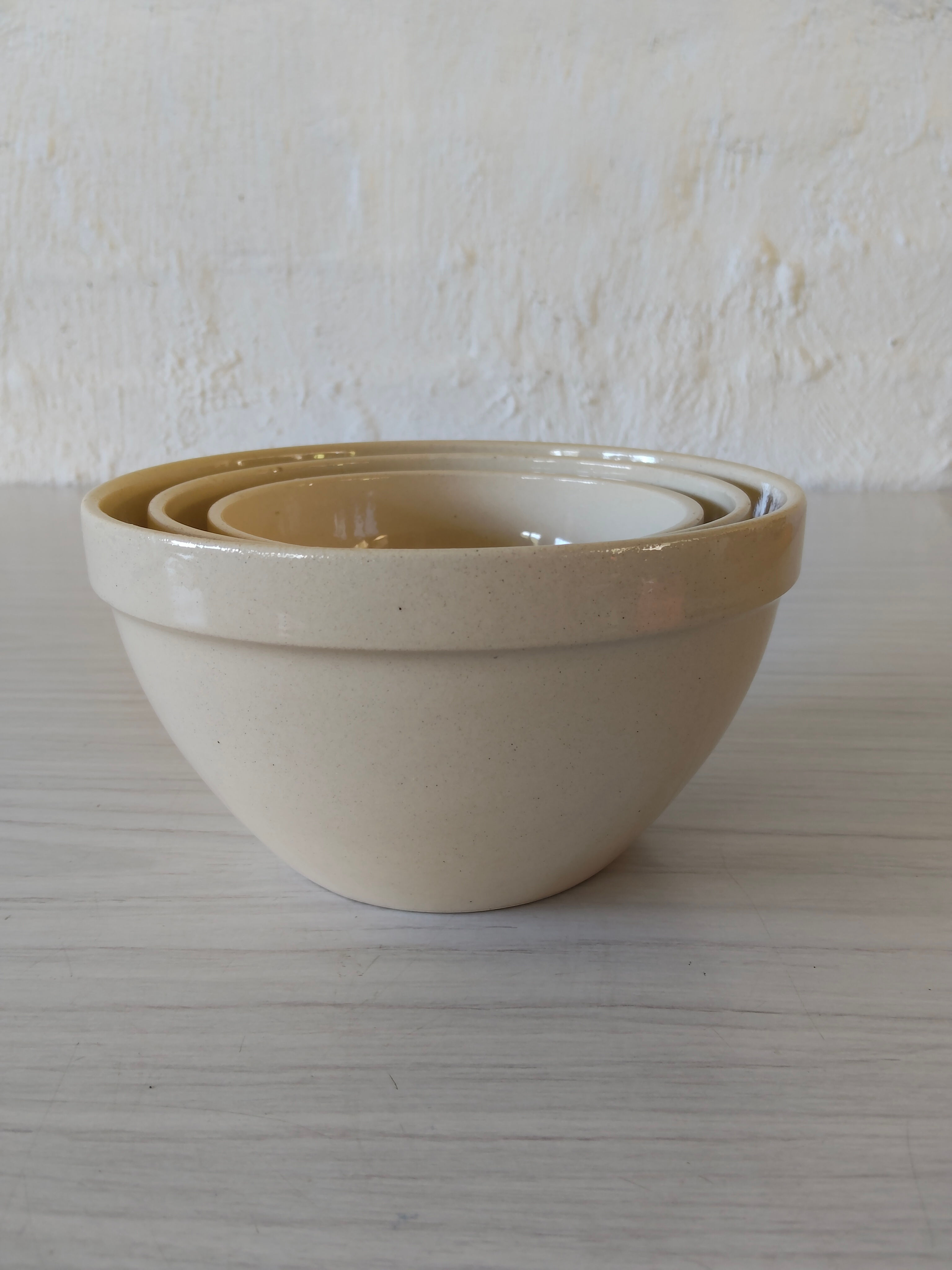 Vintage Romania "Country Cottage" Pudding Bowls 